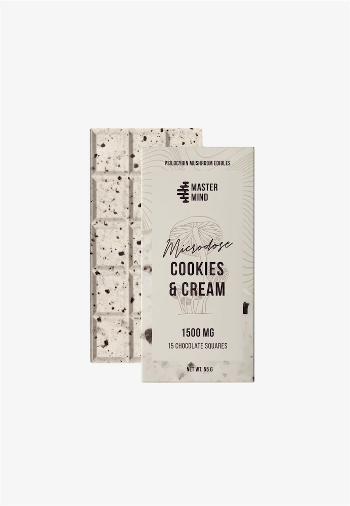 Cookies & Cream Chocolate Bar 1 Mastermind – Cookies & Cream Chocolate Bar (1500mg) - Image 1