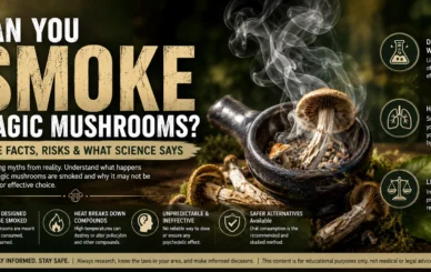 can you smoke magic mushrooms