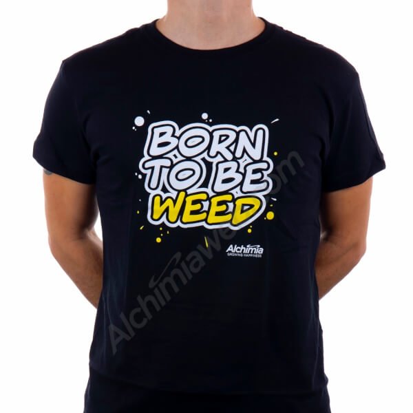 alchimia-born-to-be-weed-t-shirt-m.jpg Alchimia Born To Be Weed T-Shirt - Image 1