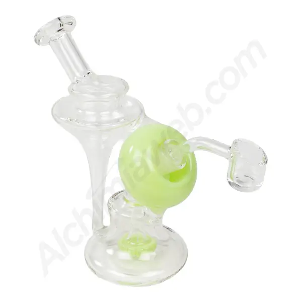 black-leaf-oil-bong-with-percolator-165-cm Black Leaf Oil Bong With Percolator - Image 1