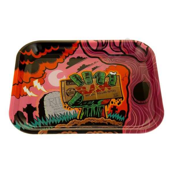 raw-zombie-smoking-tray-medium-34-x-275cm.jpg Raw Zombie Smoking Tray - Image 1