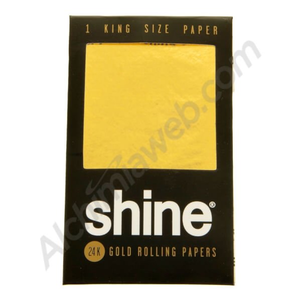 shine-24k-gold-rolling-paper.jpg Shine 24K Gold Rolling Paper - Image 1